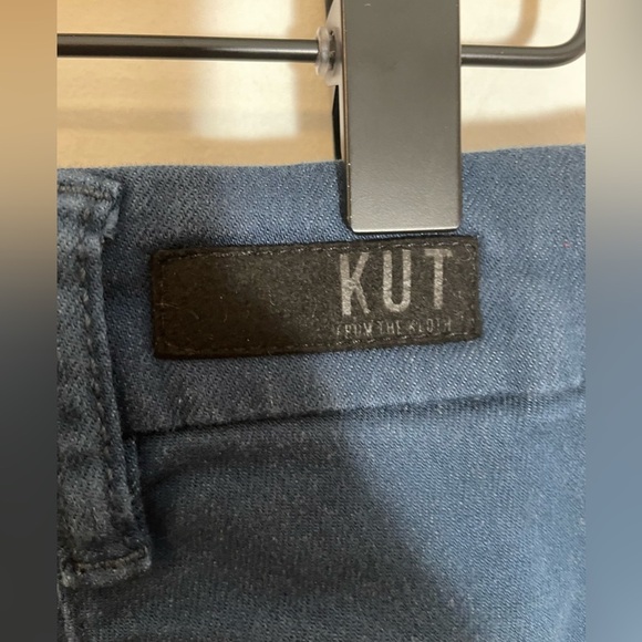 Kut From The Kloth Trouser Shorts Navy Blue Women's Size 6 Stretch - Picture 8 of 10